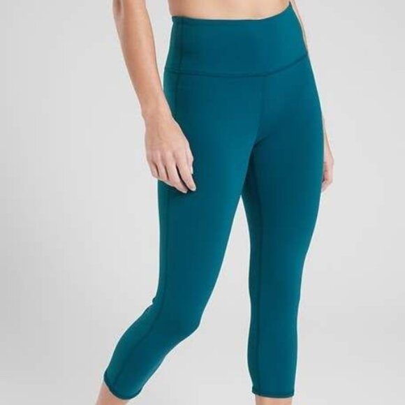 Athleta Salutation Stash II Leggings – Ruch Craft, 7/8, Sardinia Blue, XL, EUC - Picture 3 of 7